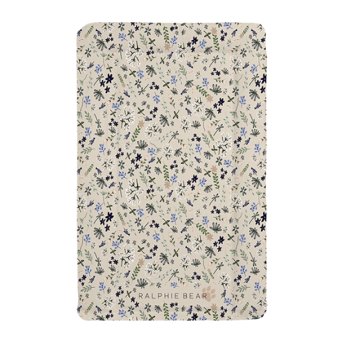 Floral patterned notebook with 'Ralphie Bear' branding on a white background