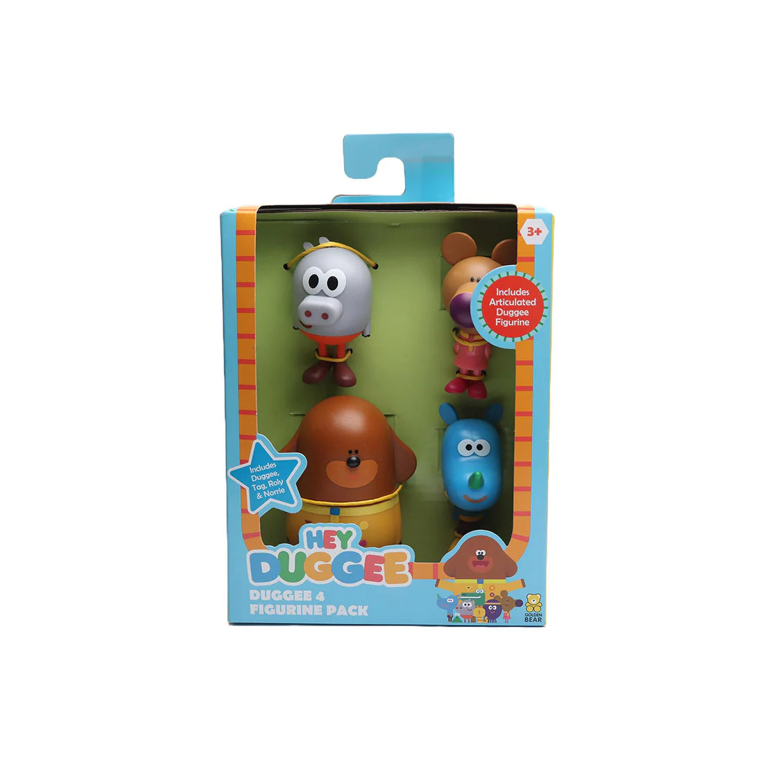 Hey Duggee 4 Figure Pack - Duggee, Tag, Roly & Norrie