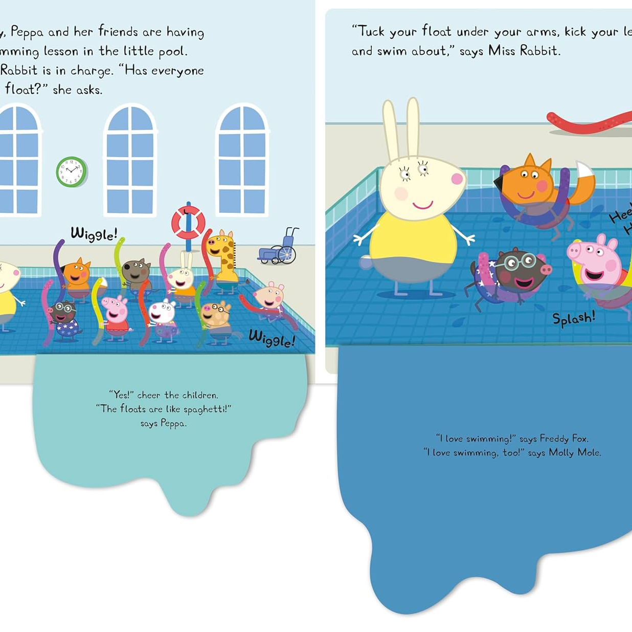 Peppa Pig: Peppa’s Swimming Lesson : A lift-the-flap book