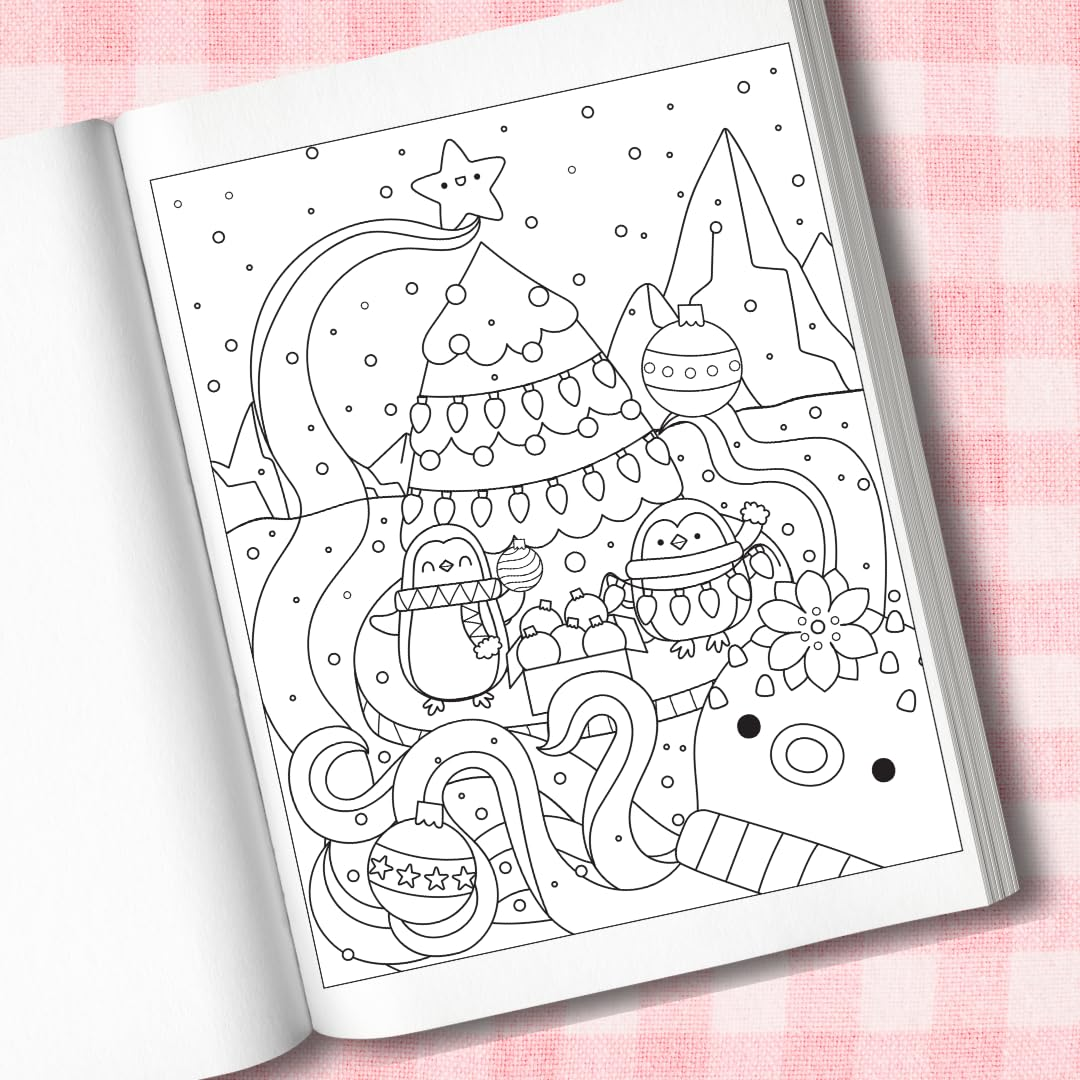 Mangatopia Spoopy Christmas : A Cute and Cuddly Colouring Book of Anime and Manga