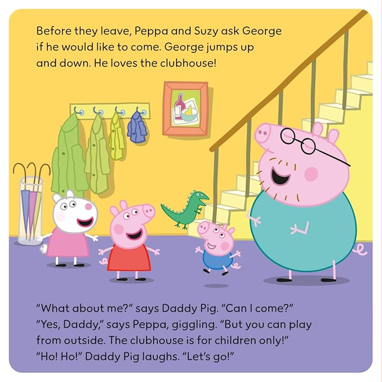 Peppa Pig: Peppa’s Clubhouse Fun : A Press-Out-and-Play Book