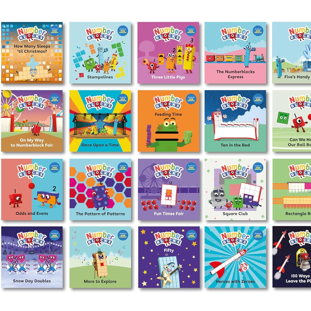 Numberblocks Advent Calendar (Countdown to Christmas) - 24 Book Collection