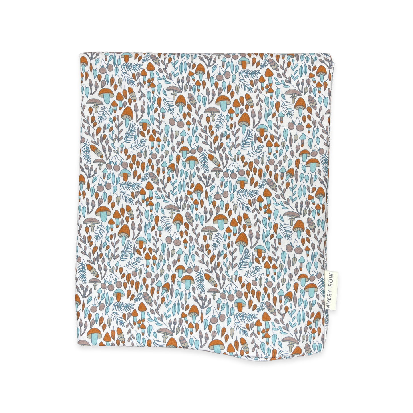 Notebook with a forest pattern on a white background