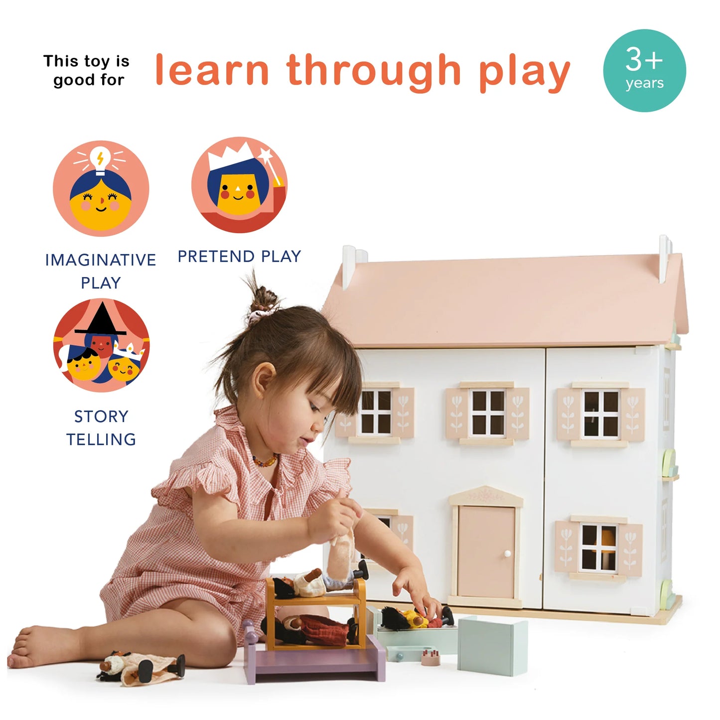 Wooden doll house