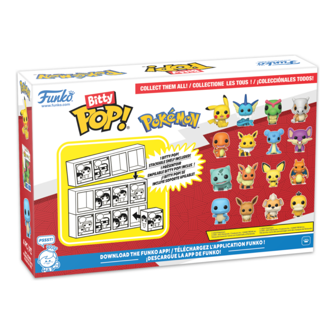 Bitty Pop! Pokémon 4 Pack - Squirtle