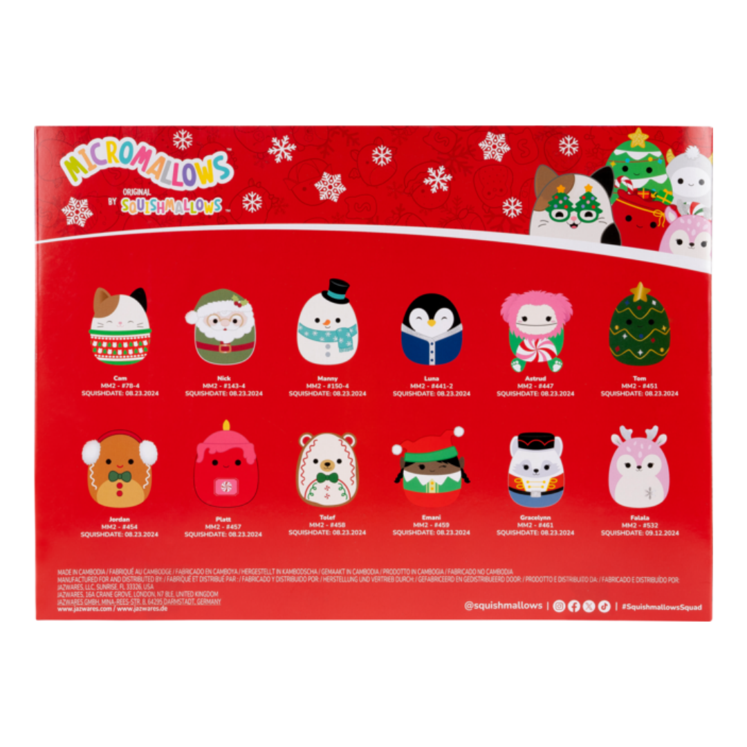 Squishmallows - Micromallows 12 Days Advent Calendar