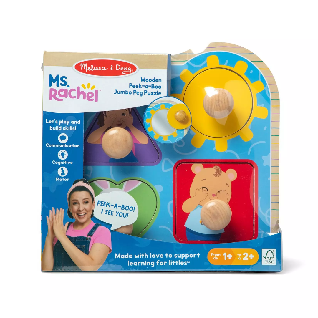Ms Rachel Jumbo Peg Puzzle