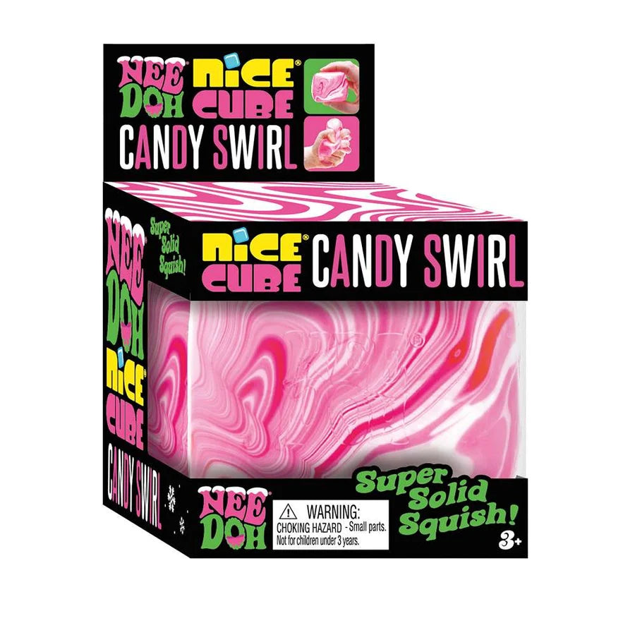 Candy Swirl Nice Cube NeeDoh - ONE PER CUSTOMER