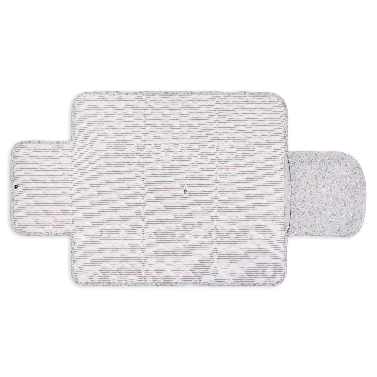 Rectangular baby mat with textured surface on a white background