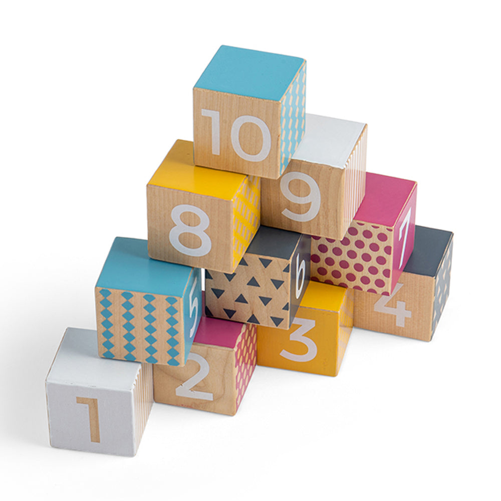 Wooden Number Blocks