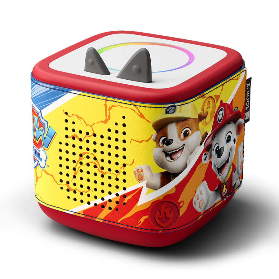 Children's toy with cartoon characters on a white background