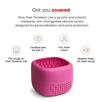Toniebox Lite Cover: Berry Pink