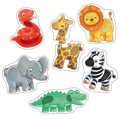 Match and Feel Jungle Puzzles