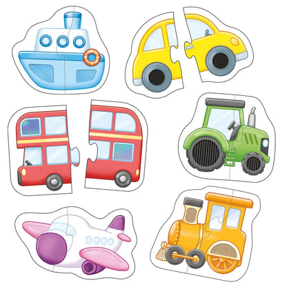 Match and Feel Vehicle Puzzles