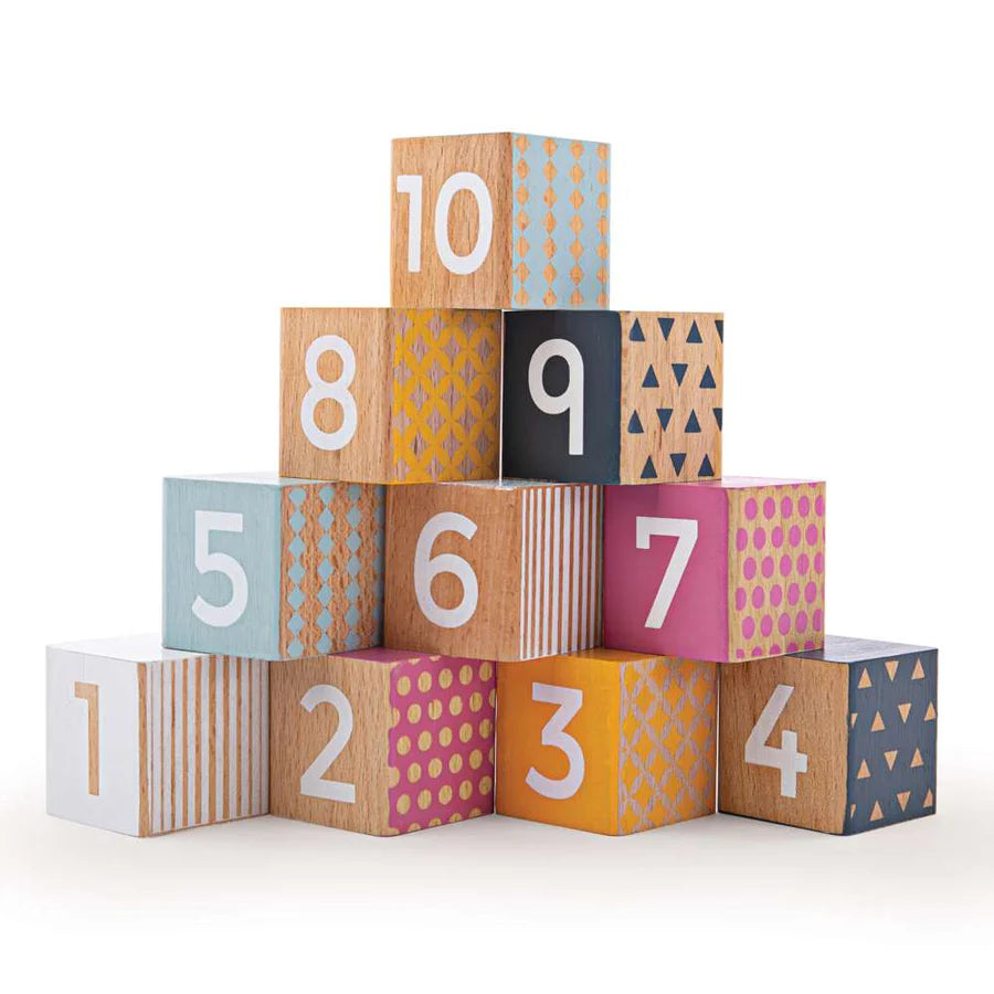 Wooden Number Blocks