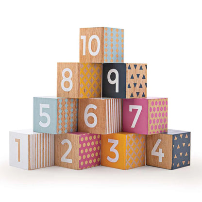 Wooden Number Blocks