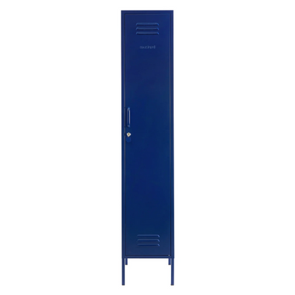 Blue locker on a white background