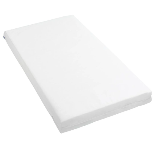 White mattress topper on a white background