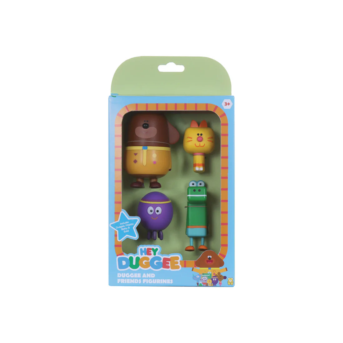 Hey Duggee 4 Figure Pack - Duggee, Enid, Betty & Happy