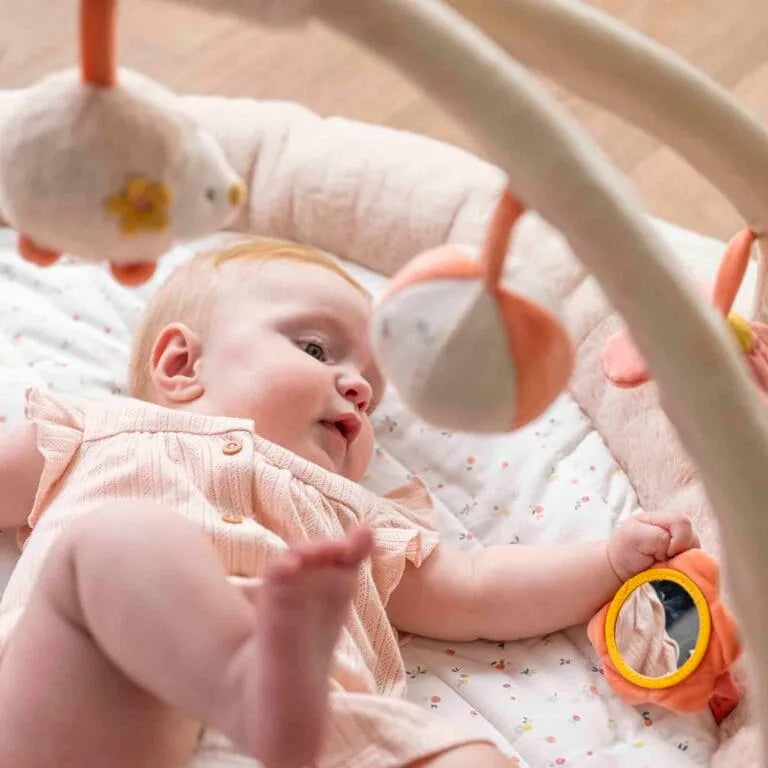 Baby on a playmat