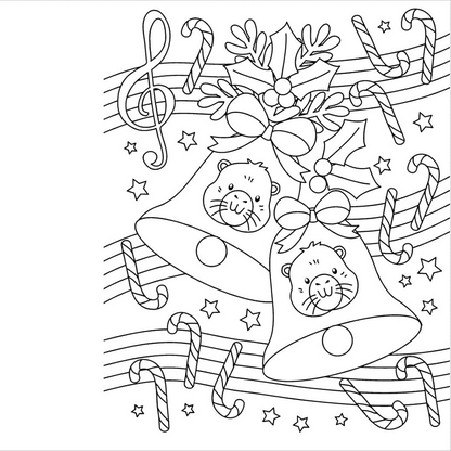 Christmas Capybara Cuties - Cosy Colouring Book