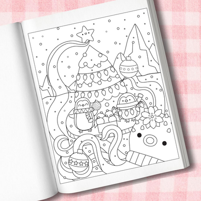 Mangatopia Spoopy Christmas : A Cute and Cuddly Colouring Book of Anime and Manga
