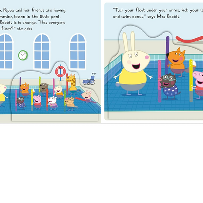 Peppa Pig: Peppa’s Swimming Lesson : A lift-the-flap book