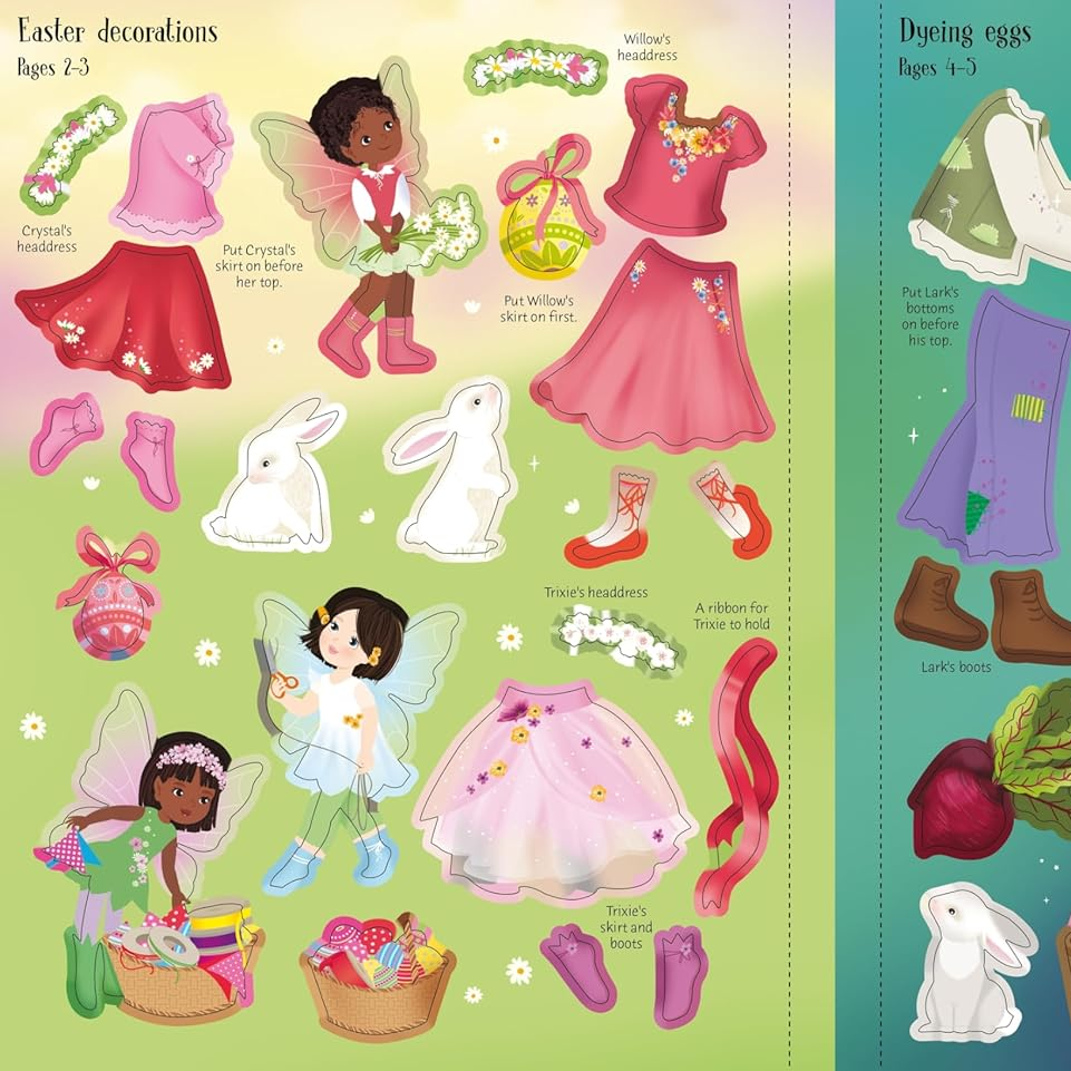 Two sheets of children's stickers with various characters on a white background.