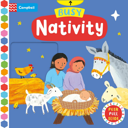 Busy Nativity : A Push, Pull, Slide Book
