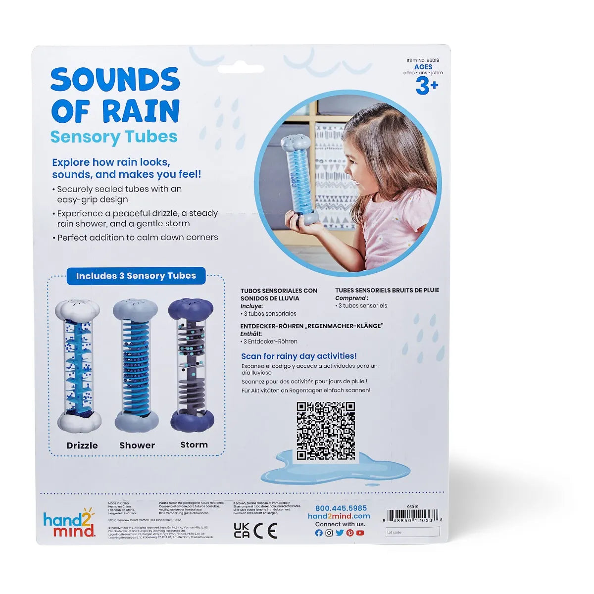 Sounds of Rain Sensory Tubes