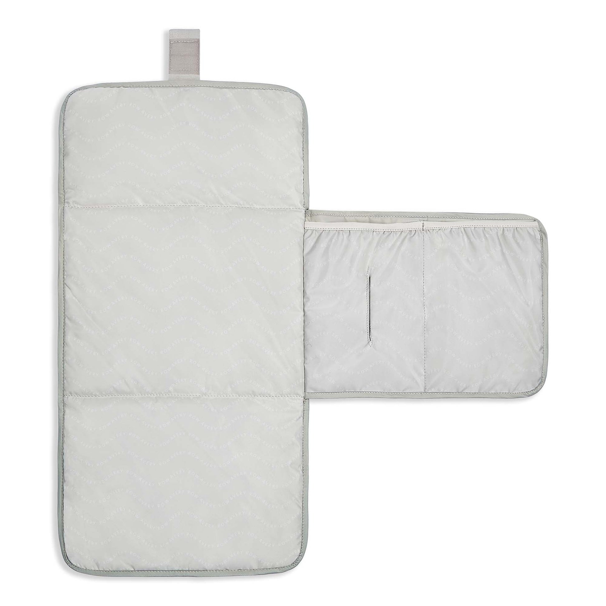 Set of two gray pot holders on a white background
