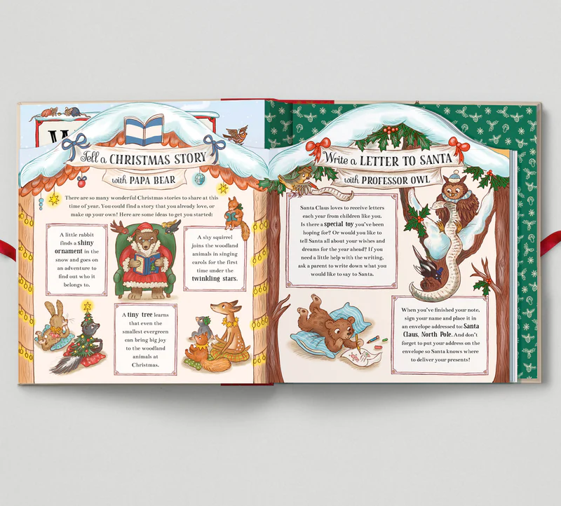 Brown Bear Wood: Christmas is Coming to Town! : A Fold-Out Christmas Village and Advent Calendar!