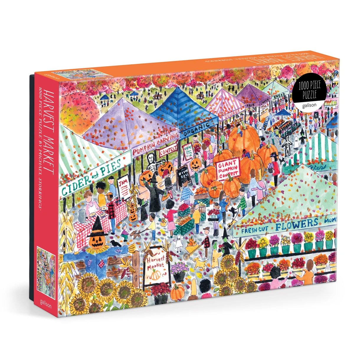Harvest Market 1000 Piece Puzzle by Michael Storrings