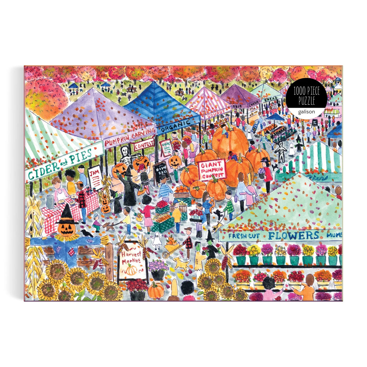 Harvest Market 1000 Piece Puzzle by Michael Storrings