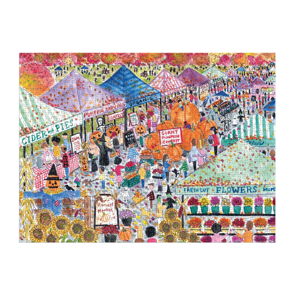 Harvest Market 1000 Piece Puzzle by Michael Storrings