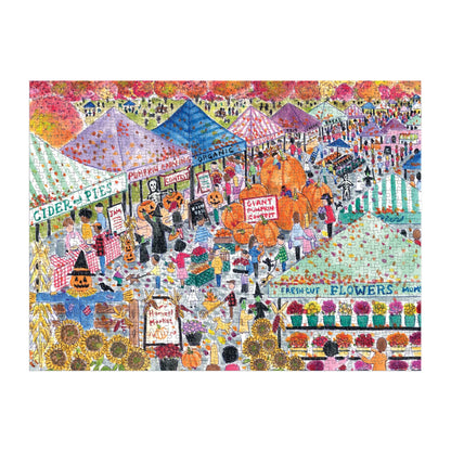Harvest Market 1000 Piece Puzzle by Michael Storrings
