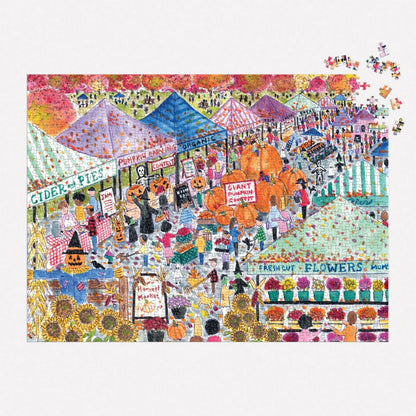 Harvest Market 1000 Piece Puzzle by Michael Storrings