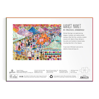 Harvest Market 1000 Piece Puzzle by Michael Storrings