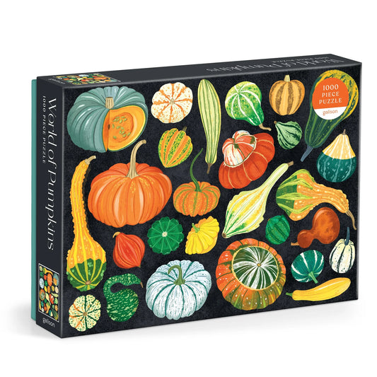 World of Pumpkins 1000 Piece Puzzle by Dawn Cooper