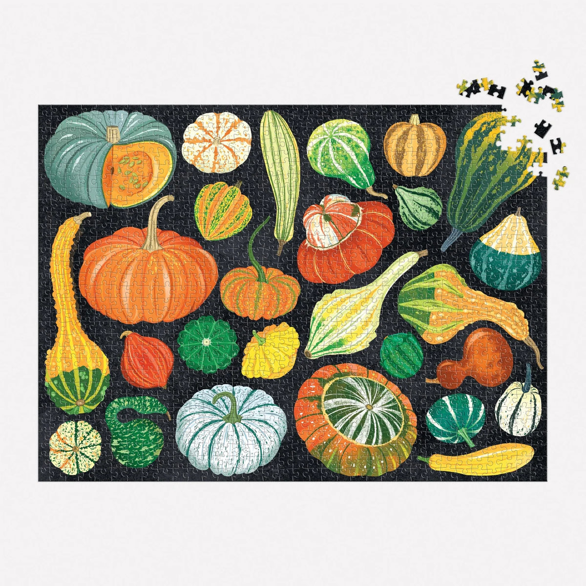 World of Pumpkins 1000 Piece Puzzle by Dawn Cooper
