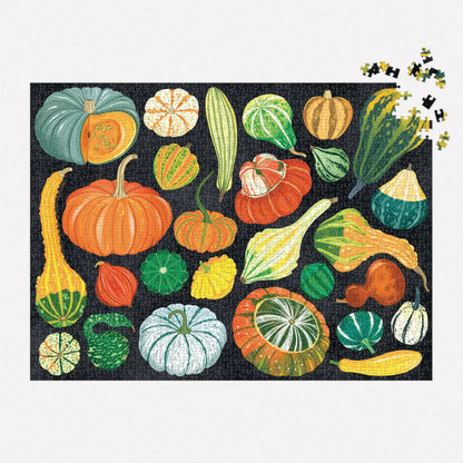 World of Pumpkins 1000 Piece Puzzle by Dawn Cooper