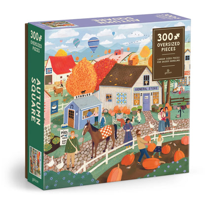 Autumn Square 300 Piece Puzzle by Elisabeth Dorrian