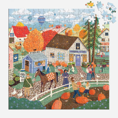 Autumn Square 300 Piece Puzzle by Elisabeth Dorrian
