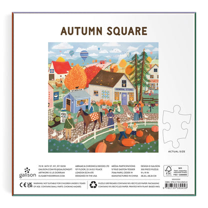 Autumn Square 300 Piece Puzzle by Elisabeth Dorrian