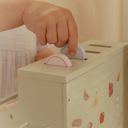 Wooden Toy Cash Register with Scanner