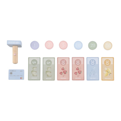 Wooden Toy Cash Register with Scanner