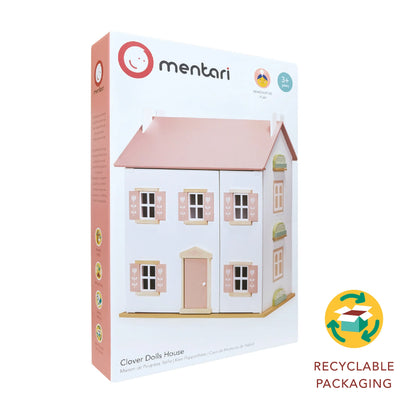Wooden doll house packaging 