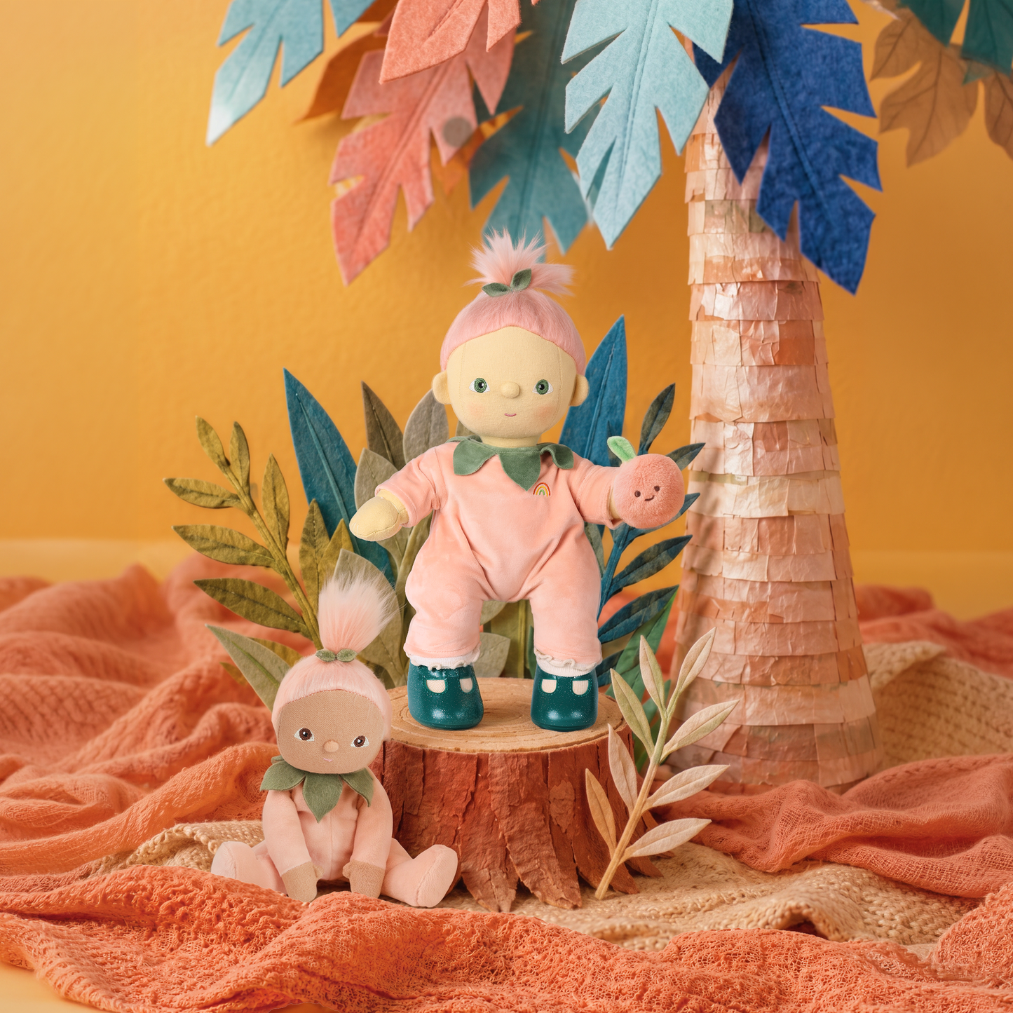 Dinkum Doll Dress Up Set - Peach