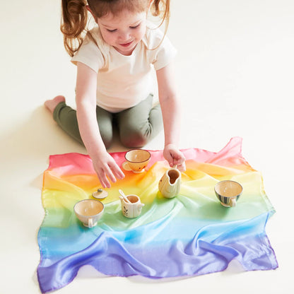Mini Enchanted Playsilk - Rainbow
