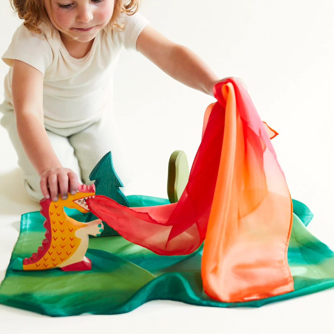 Mini Enchanted Playsilk - Fire